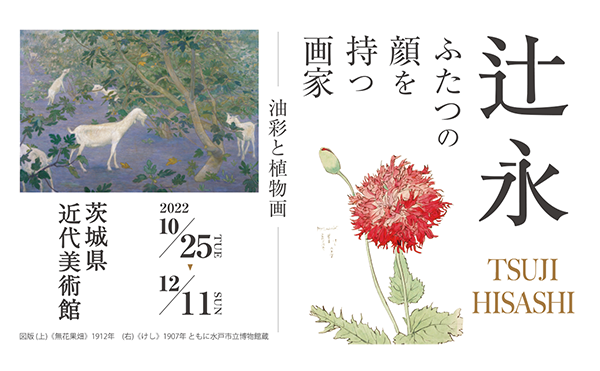 辻 永 ふたつの顔を持つ画家<br />
―油彩と植物画―