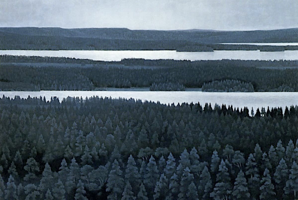 東山魁夷「白夜光」1965年_東京国立近代美術館