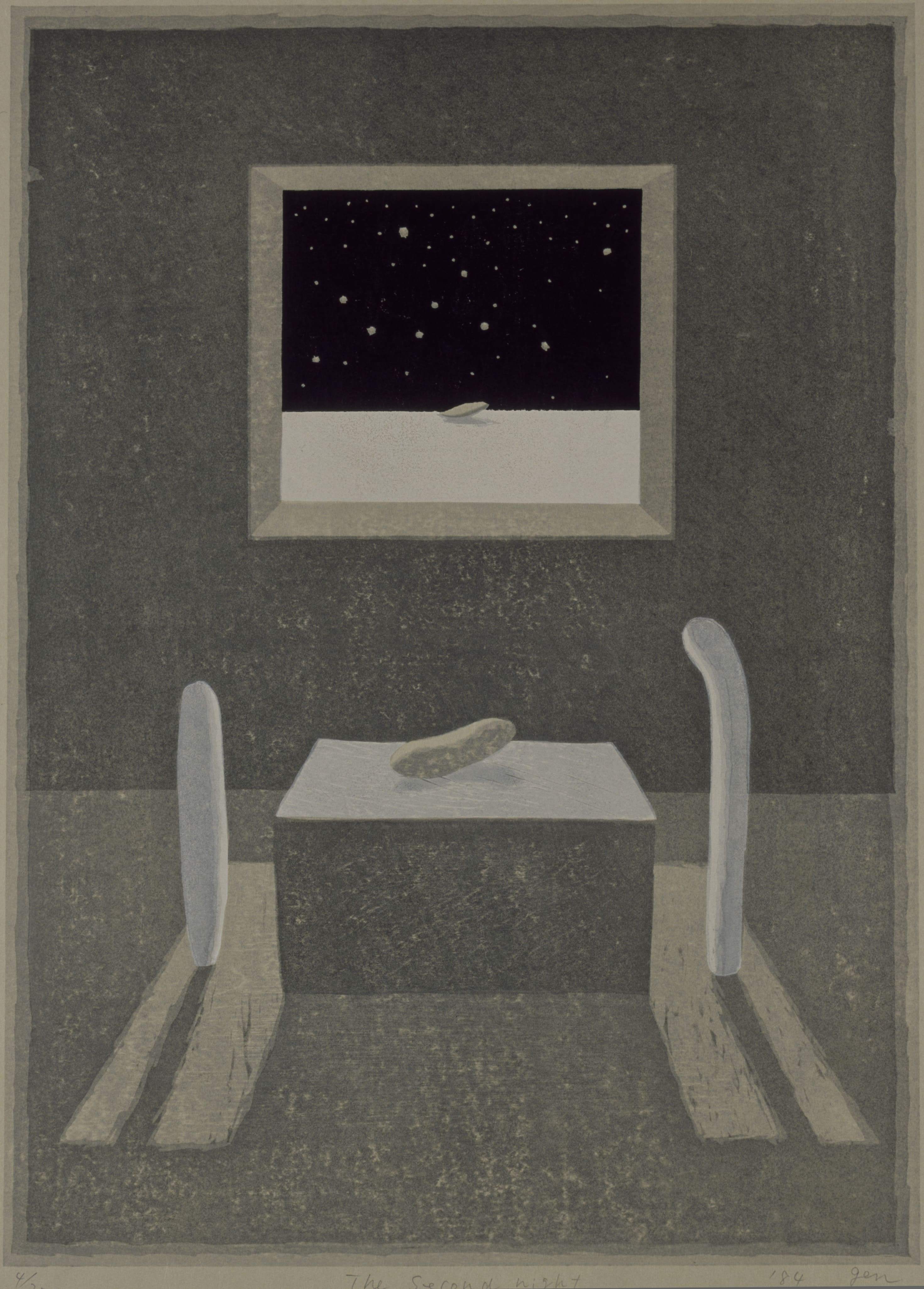 山中現_「The Second Night」_（1984）_L