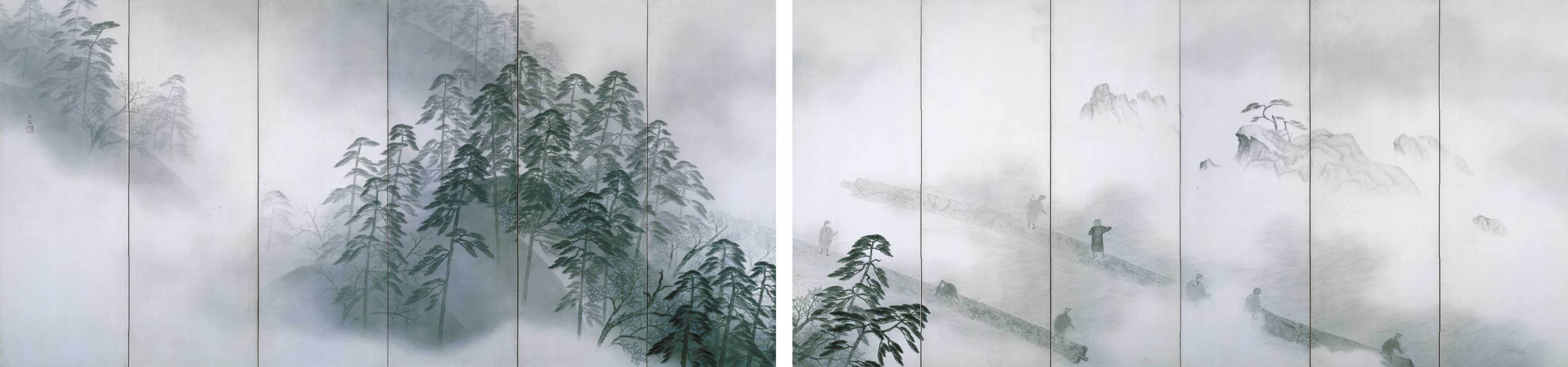 横山大観_「朝霧」_L