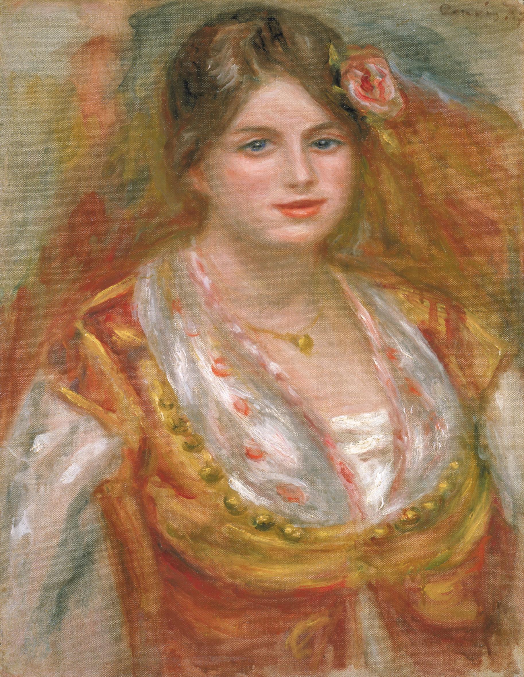 1室ルノワール,オーギュスト_「マドモワゼル・フランソワ」_L